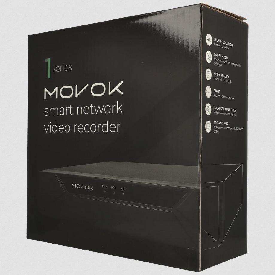 VK-NVR1106-  IP Rekorder für 6 Kanäle und 8 mpx Auflösung 88Mbps