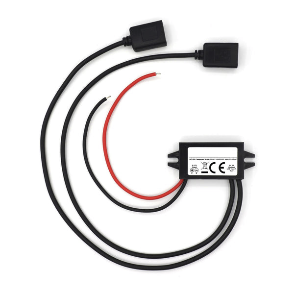 12V auf 5V DC-DC 8V-32V zu 5V 3A USB Spannungswandler 2x USB